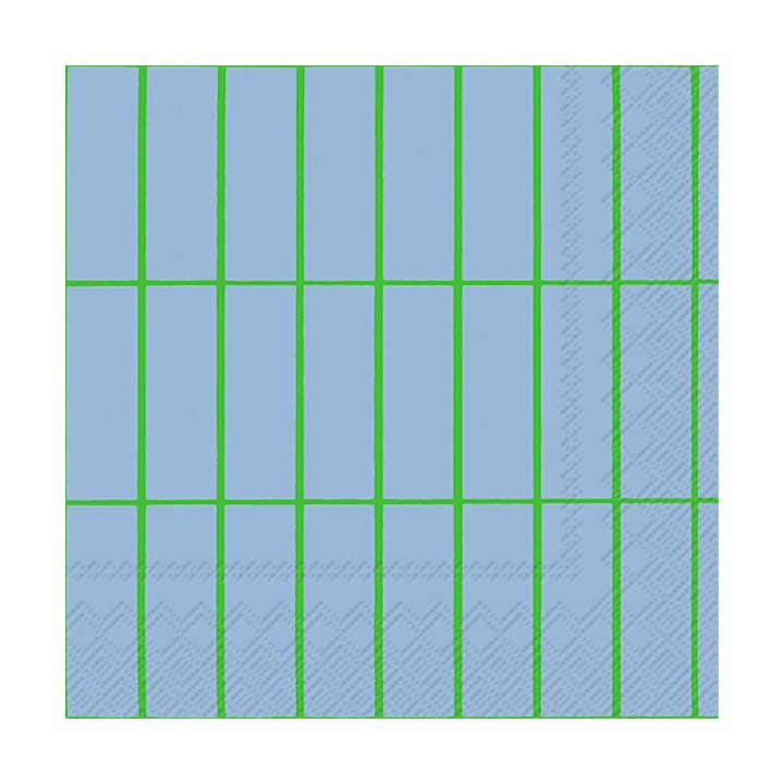 Tiiliskivi Serviette 33x33cm 20er Pack - Light blue-green - Marimekko