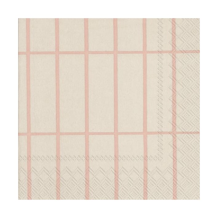 Tiiliskivi Serviette 33x33cm 20er Pack - Linen-rose - Marimekko