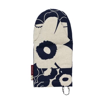 Unikko Collage Topflappen - Linen-dark navy - Marimekko