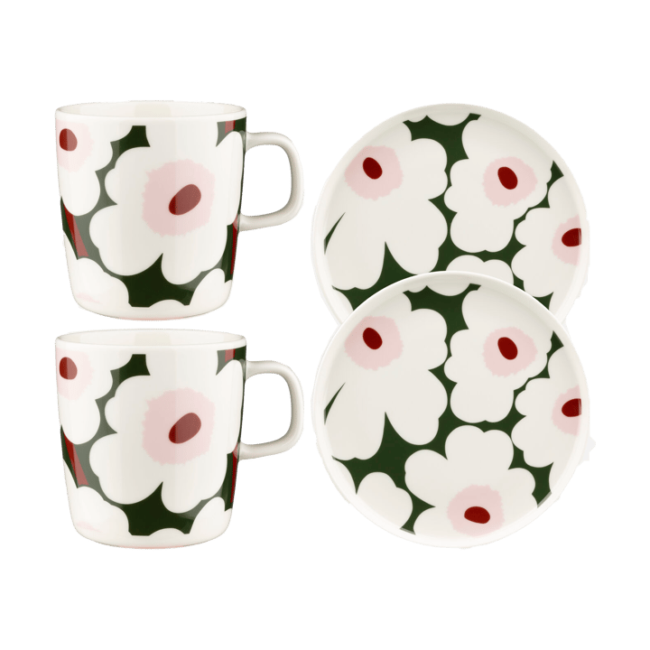 Unikko Frühstücksset - Grün - Marimekko