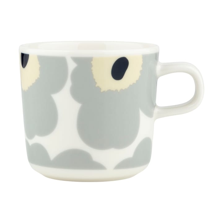 Unikko Kaffeetasse 20 cl, White-light grey-sand-dark blue Marimekko