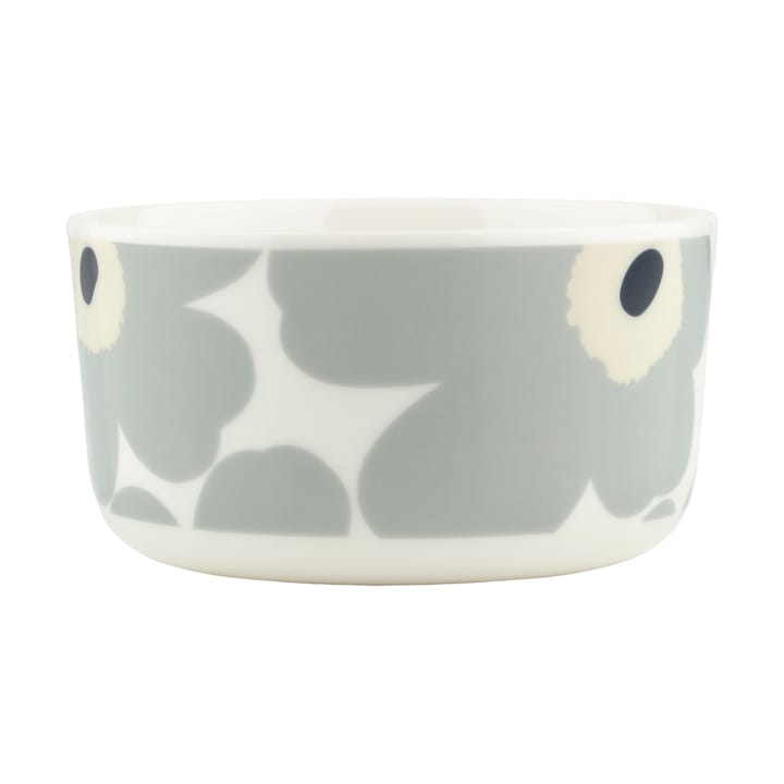 Unikko Schale 5dl, White-light grey-sand-dark blue Marimekko