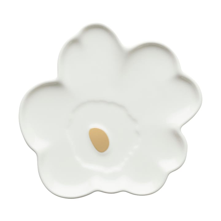 Unikko Shape Untersetzer 20 cm - White-gold - Marimekko