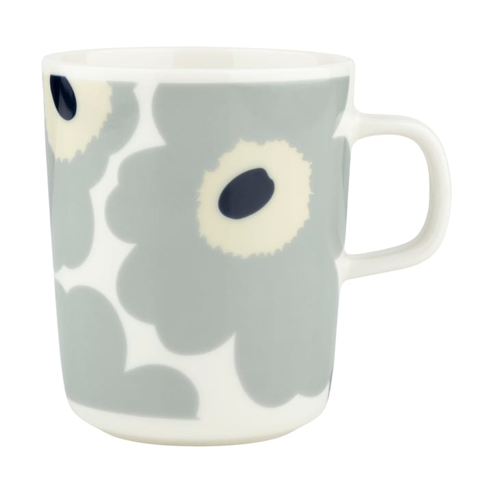 Unikko Tasse 25 cl, White-light grey-sand-dark blue Marimekko