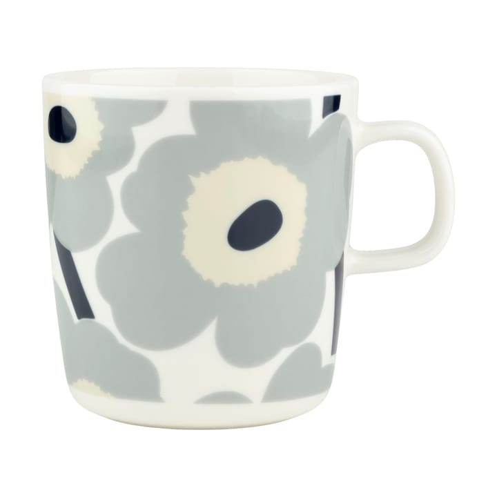 Unikko Tasse 40 cl, White-light grey-sand-dark blue Marimekko