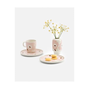 Unikko Tasse 40 cl - White-light pink-chestnut - Marimekko