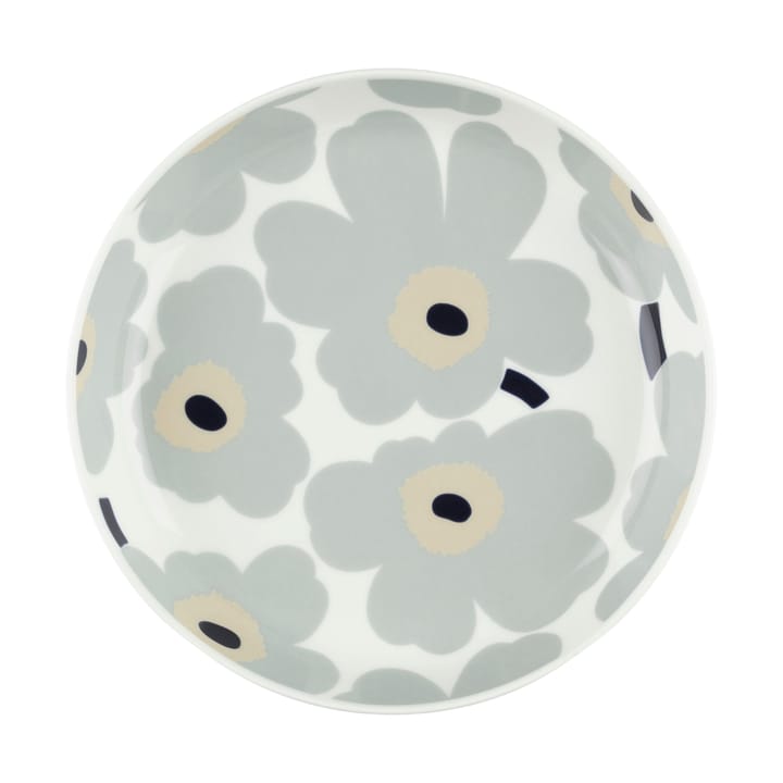 Unikko Teller Ø20,5 cm - White-light grey-sand-dark blue - Marimekko