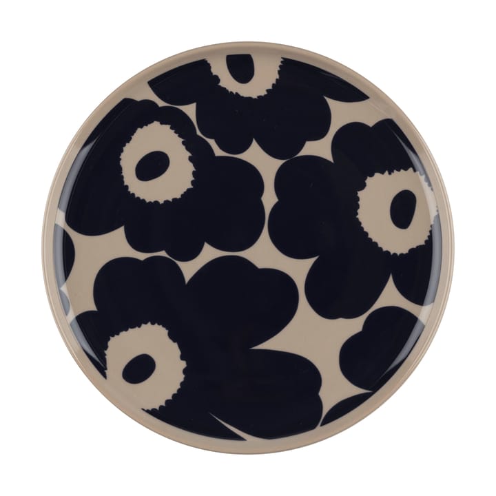 Unikko Teller Ø20cm, Terra-dark blue Marimekko