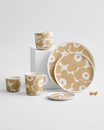 Unikko Teller beige-weiß - Ø25cm - Marimekko