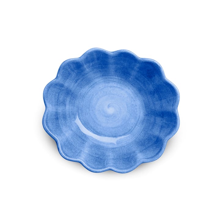 Oyster Schale 16 x 18cm, Hellblau Mateus