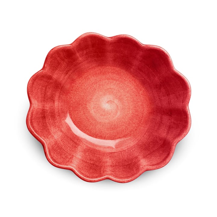 Oyster Schale 16 x 18cm, Rot-Limited Edition Mateus