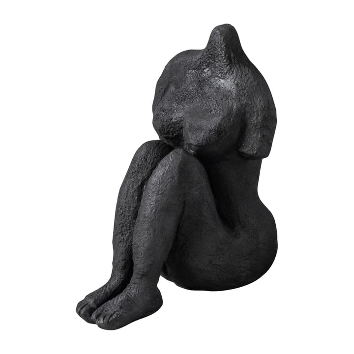 Art piece sitzende Frau 14cm, Black Mette Ditmer