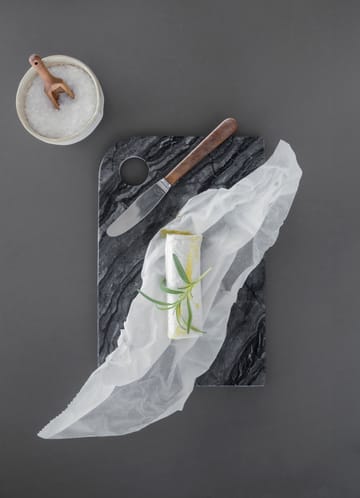 Marble Serviertablett medium 20x30 cm - Black-Grey - Mette Ditmer