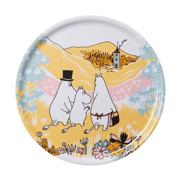 Family time Mumin Tablett - Ø35 cm - Moomin Arabia