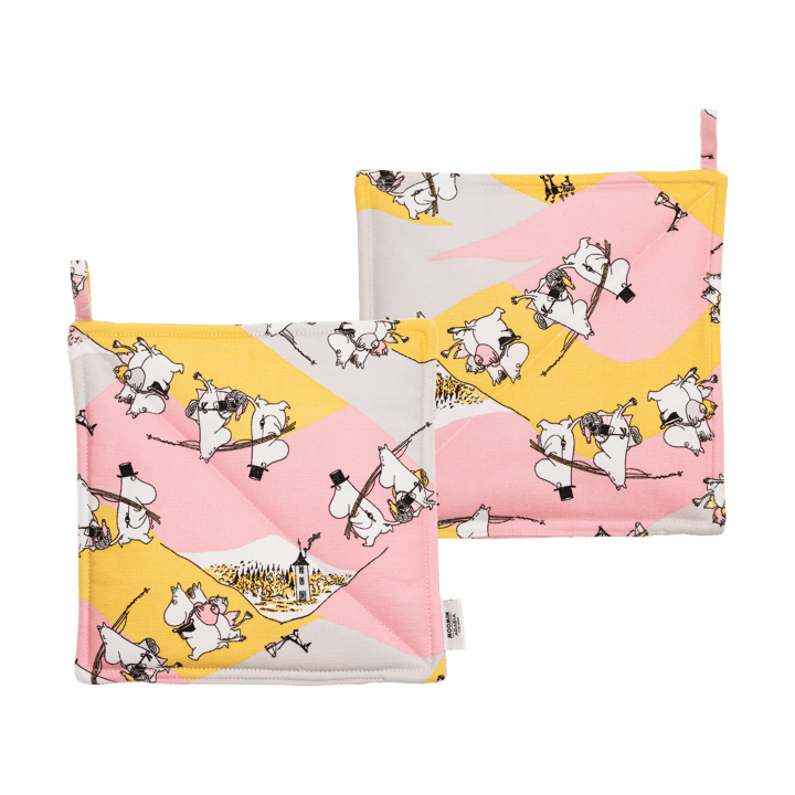 Family time Mumin Topflappen 2er-Pack - 22x22 cm - Moomin Arabia