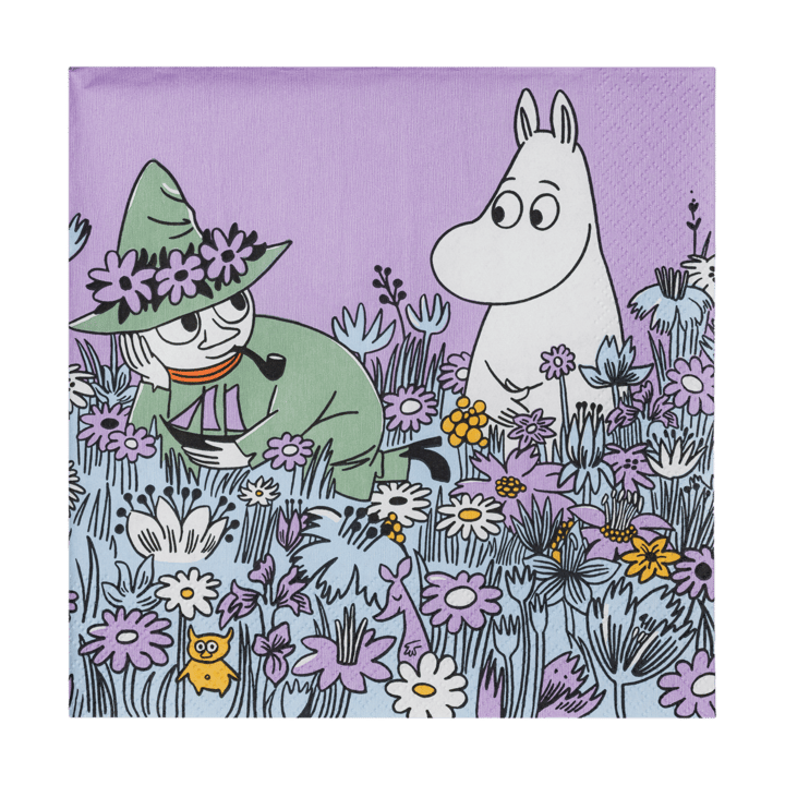 Friends Forever Papier Serviette 33x33 cm 20er-Pack - Multi - Moomin Arabia