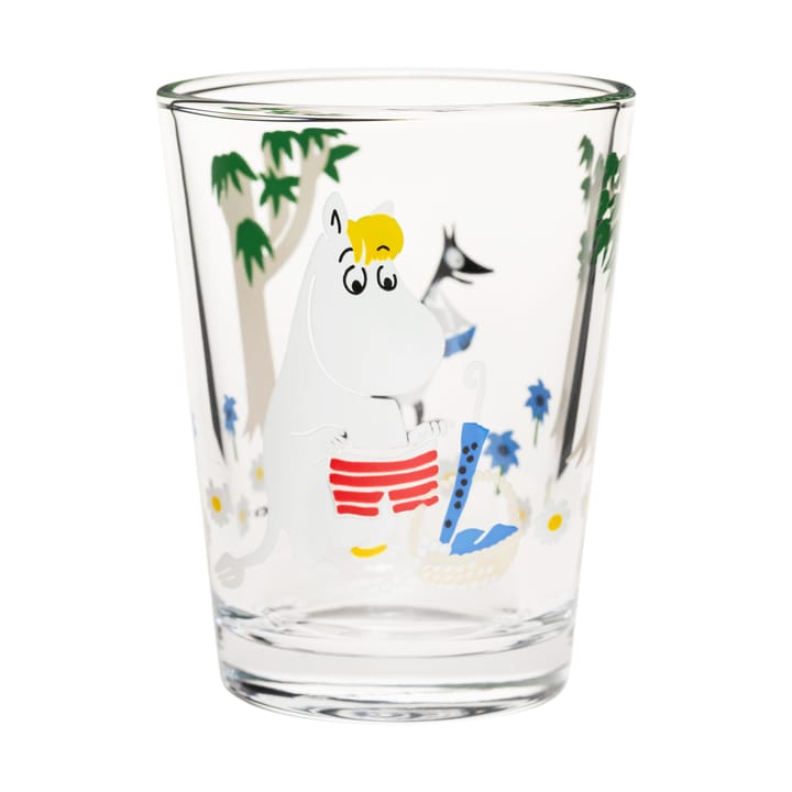 Mumin Glas 22cl - We are going on vacation - Moomin Arabia