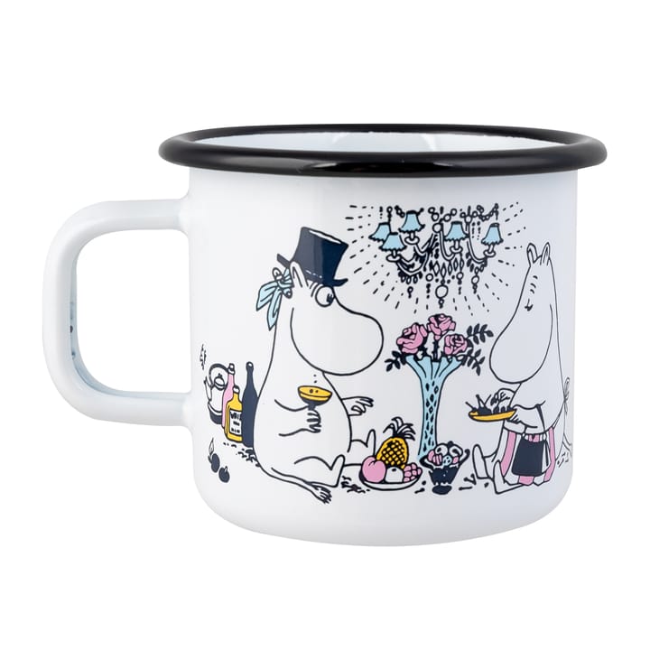 Date night Emaille Tasse 37cl, Multi Muurla