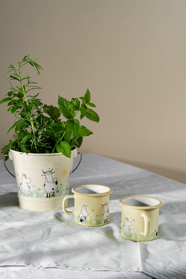 Moomin Emaille Tasse 25 cl, Meadow Muurla