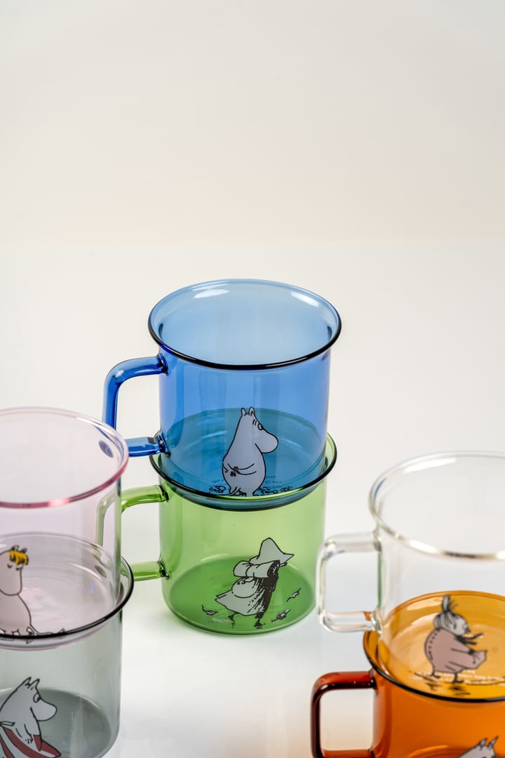 Moomin Glastasse 35cl, Blau Muurla