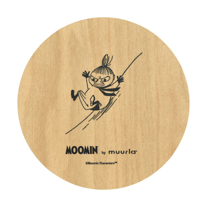 Moomin Glasuntersetzer Ø10 cm, Let it snow Muurla