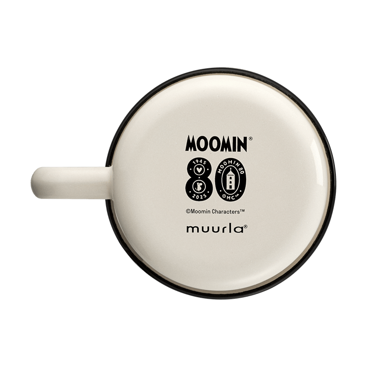 Mumin 80 Emaillebecher 37 cl, Weiß Muurla