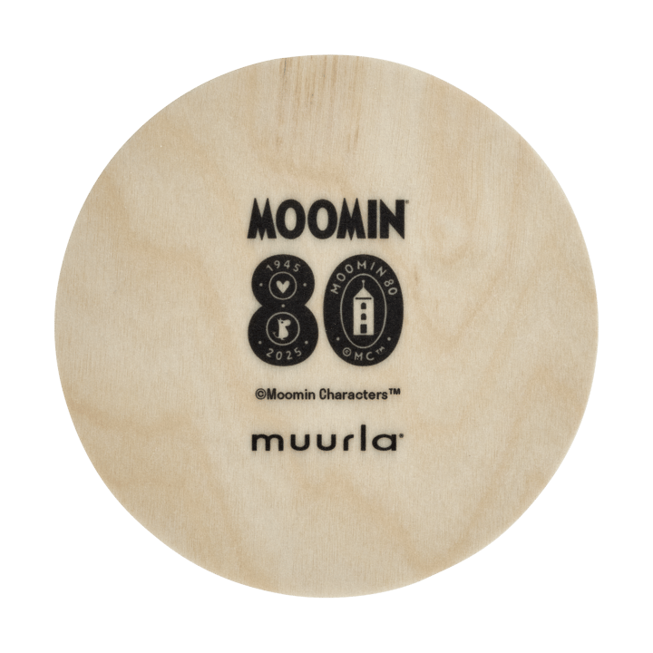 Mumin 80 Glasuntersetzer Ø11 cm 4er-Pack, Multi Muurla