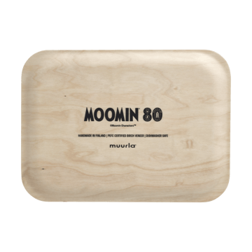 Mumin 80 Tablett 20x27 cm - Birke - Muurla