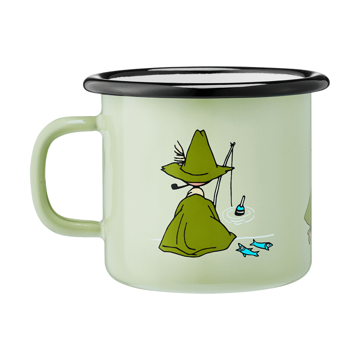 Mumin Emaillebecher 2,5 dl, Snufkin Muurla