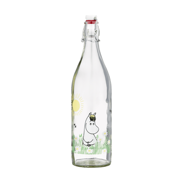 Mumin Glasflasche 1 L - Meadow - Muurla