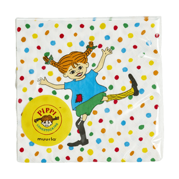 Pippi Servietten 33x33 cm 20er-Pack - Hoppsansa - Muurla