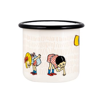 Pippi The Snirkle Hunt Emailletasse 25cl - Multi - Muurla