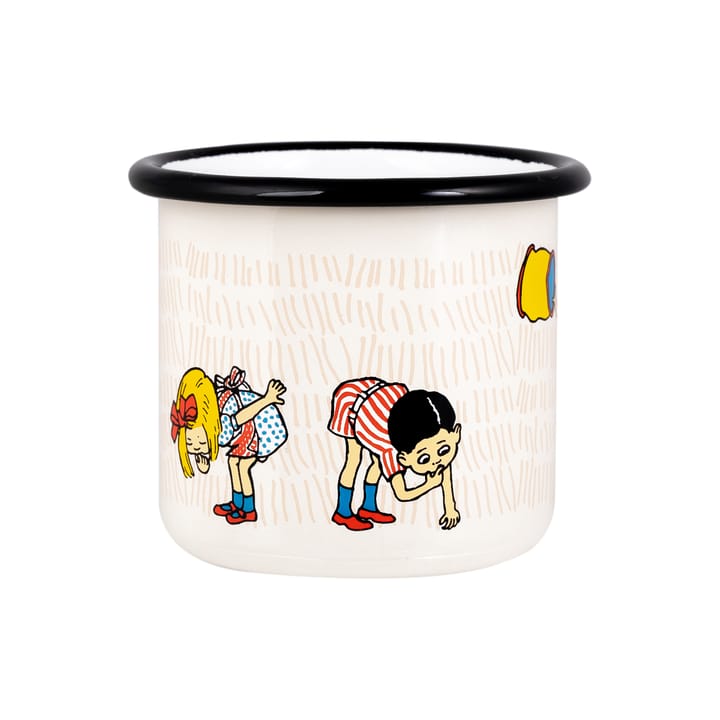 Pippi The Snirkle Hunt Emailletasse 25cl, Multi Muurla