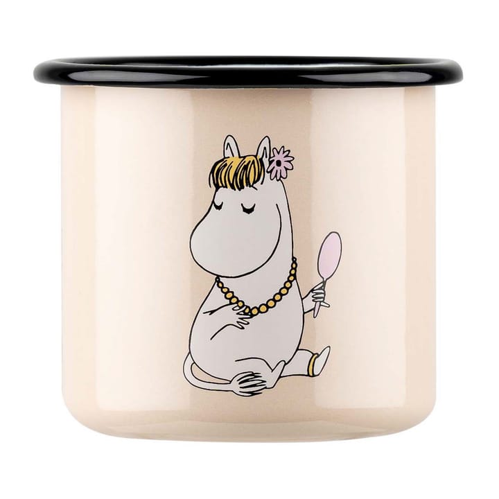 Snorkmaiden Retro Emaillebecher 37 cl, Beige Muurla