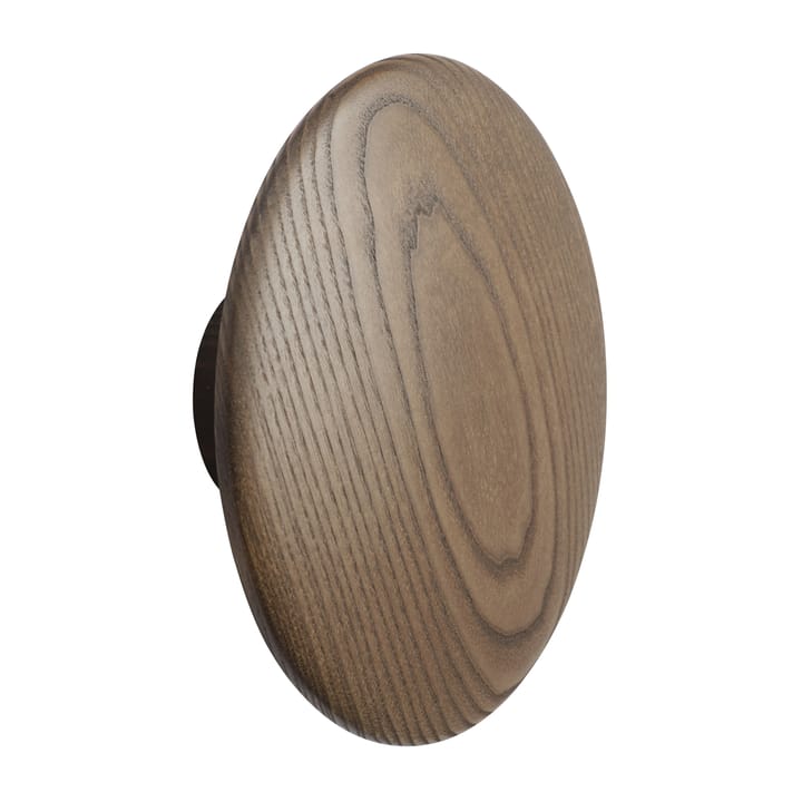 Dots wood Haken dark stained brown, Ø17cm Muuto