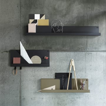 Folded Wandregal 29,5 x 40cm - Black - Muuto