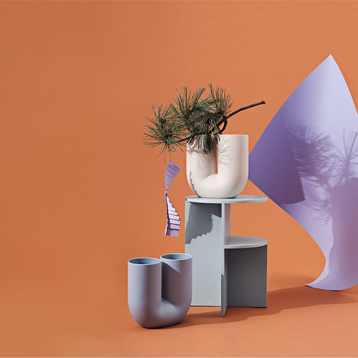 Kink Vase 26 cm, Dusty lilac Muuto