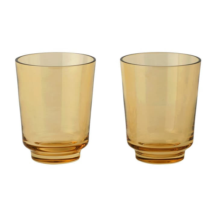 Raise Glas 30cl 2er Pack, Burnt orange Muuto