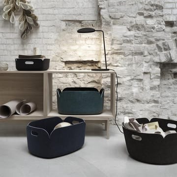 Restore Korb klein - Black melange - Muuto