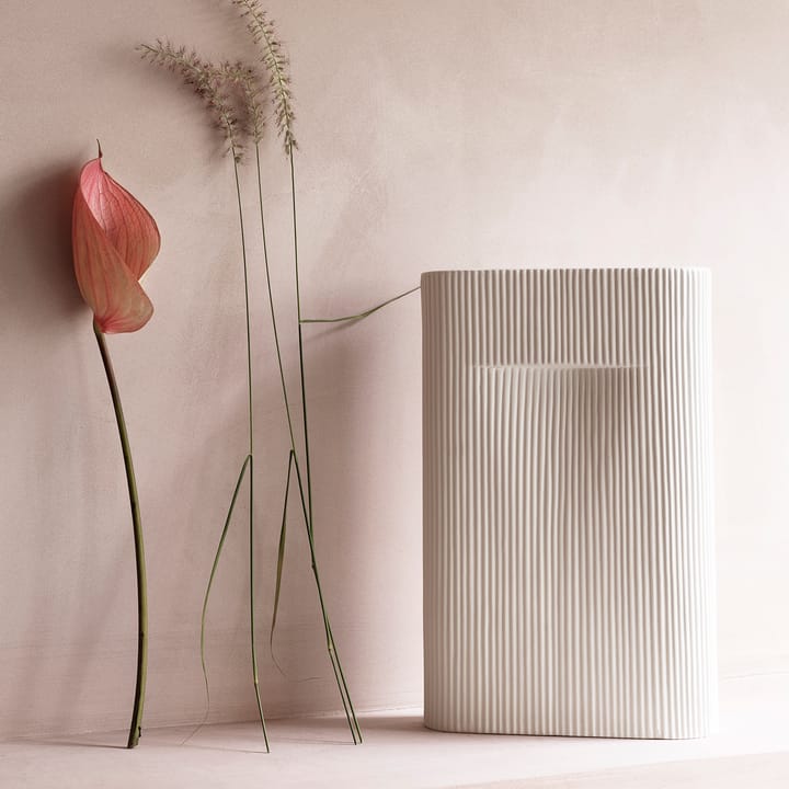 Ridge Vase 35cm, Off white Muuto