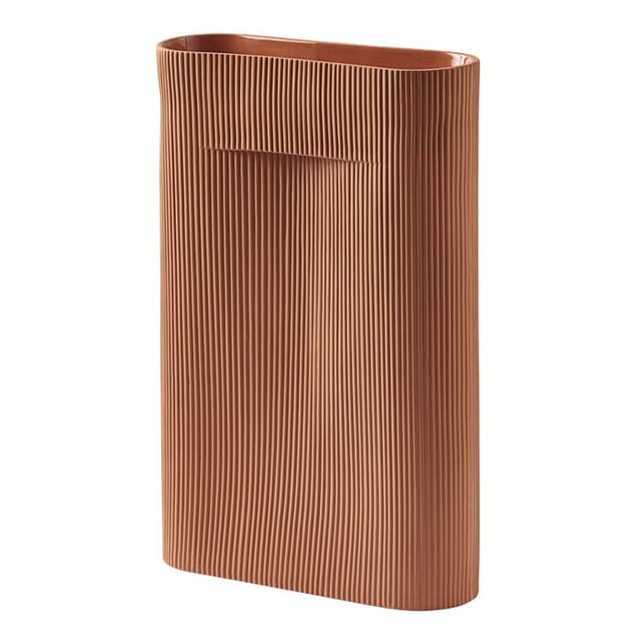 Ridge Vase 48,5cm, Terracotta Muuto