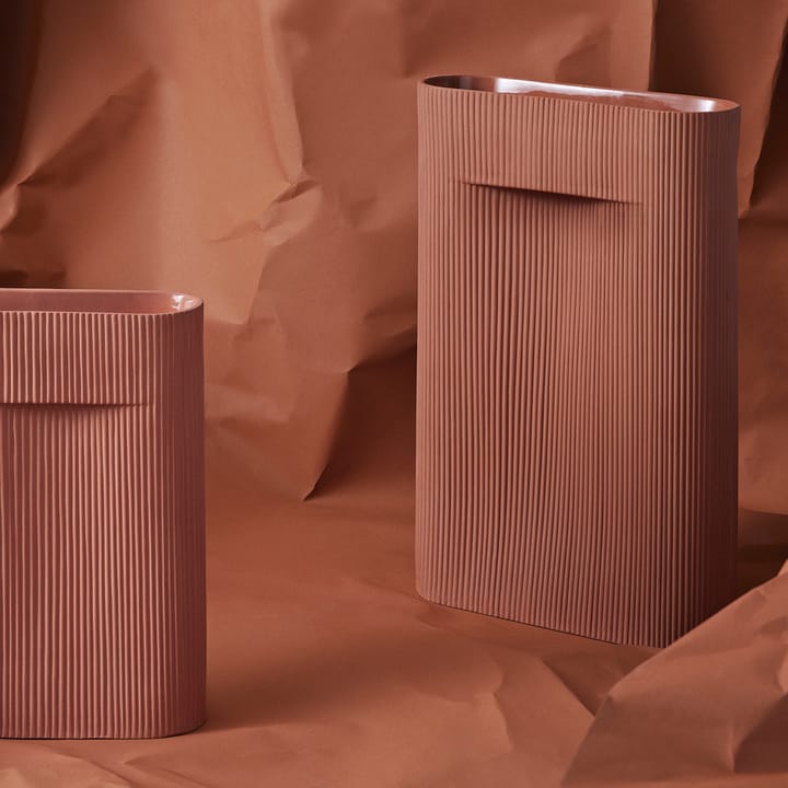 Ridge Vase 48,5cm, Terracotta Muuto