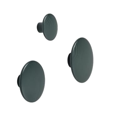 The Dots Kleiderhaken dark green - Medium - Muuto