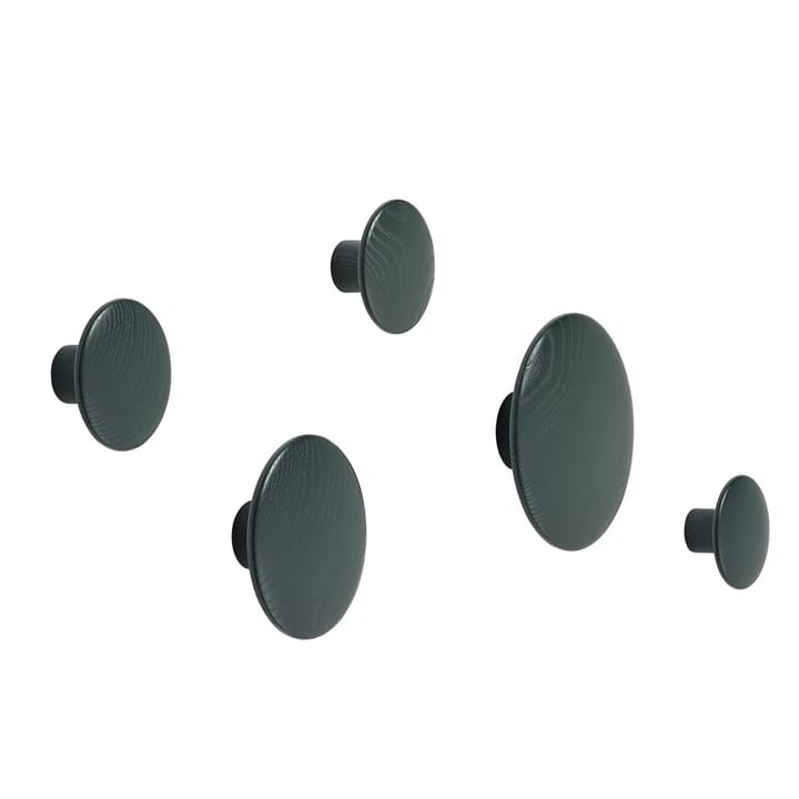 The Dots Kleiderhaken dark green, XS Muuto