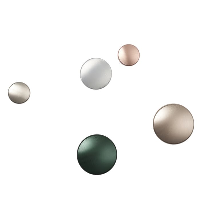 The Dots Kleiderhaken metall 5cm, Dark green Muuto