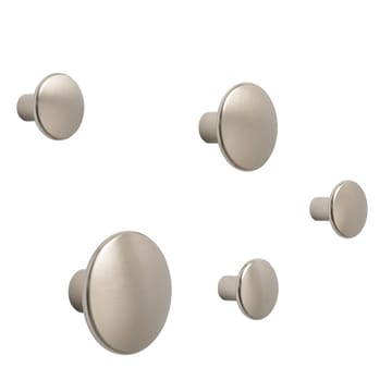 The Dots Kleiderhaken metall 5cm - Taupe - Muuto