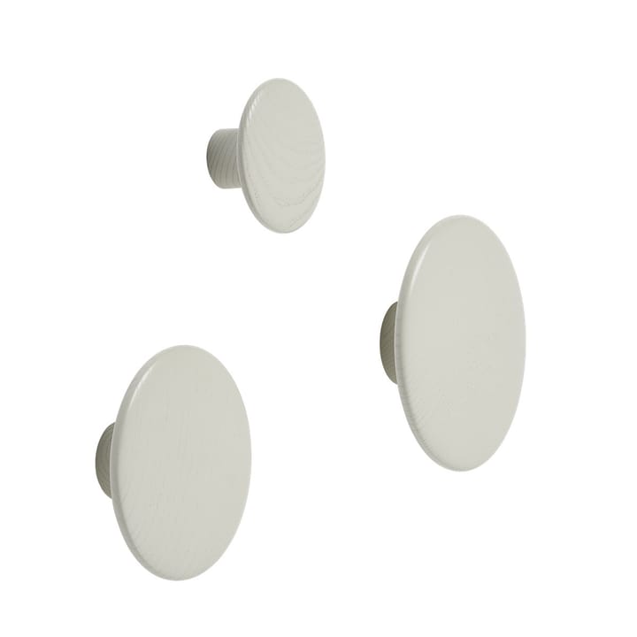 The Dots Kleiderhaken off white, Small Muuto