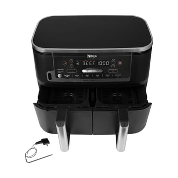 Ninja Foodi Max AF451 Airfryer Dual Zone mit Thermometer 9,5 L - Schwarz - Ninja