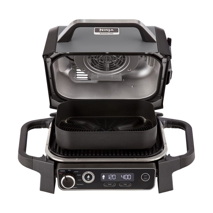 Ninja Woodfire OG701 7-in-1 Elektrogrill 46x46 cm, Schwarz Ninja