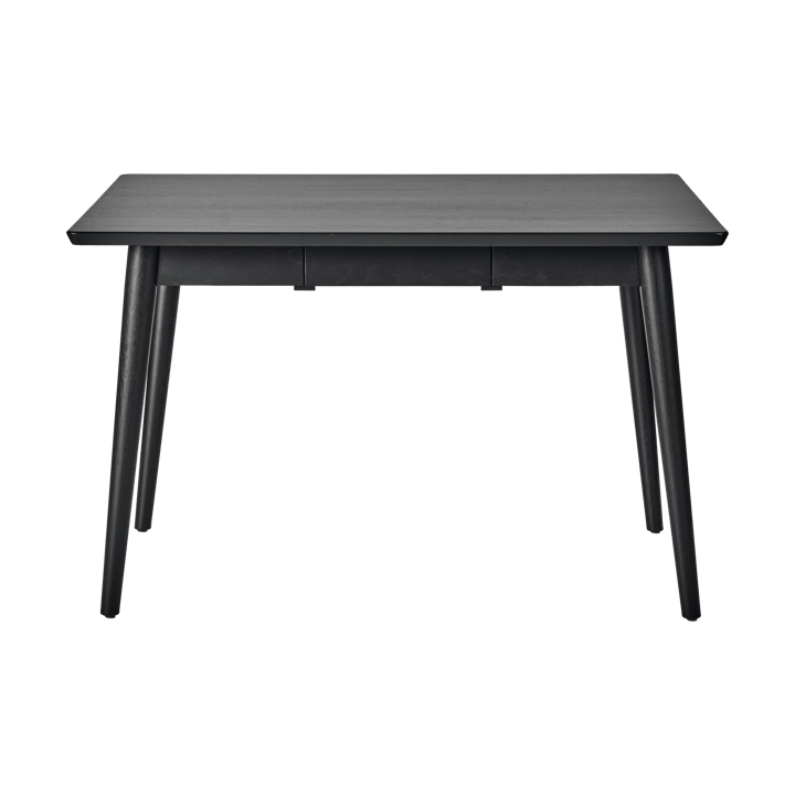 VIOR Esstisch 90x120 cm - Schwarz lackierte Eiche - NJRD